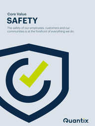 [QTX-SAFETY-ENG] Safety Poster English - Core Value